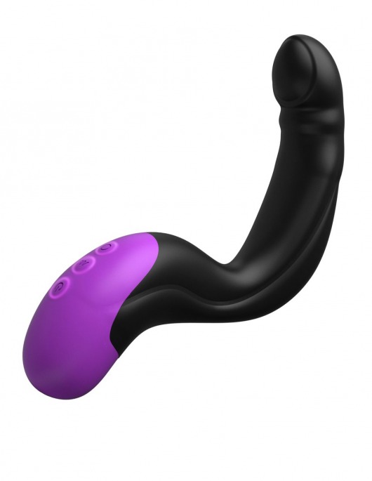 Черно-фиолетовый вибромассажёр простаты Hyper-Pulse P-Spot Massager - Pipedream - в Ижевске купить с доставкой