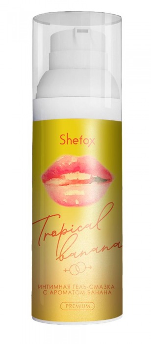 Интимная гель-смазка Shefox Premium «Тропический банан» - 50 мл. - Shefox - купить с доставкой в Ижевске
