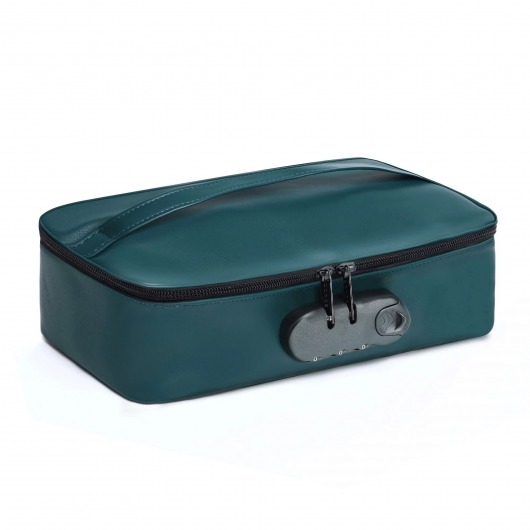 Зеленая сумочка для хранения игрушек Discreet Box - Dorcel - купить с доставкой в Ижевске