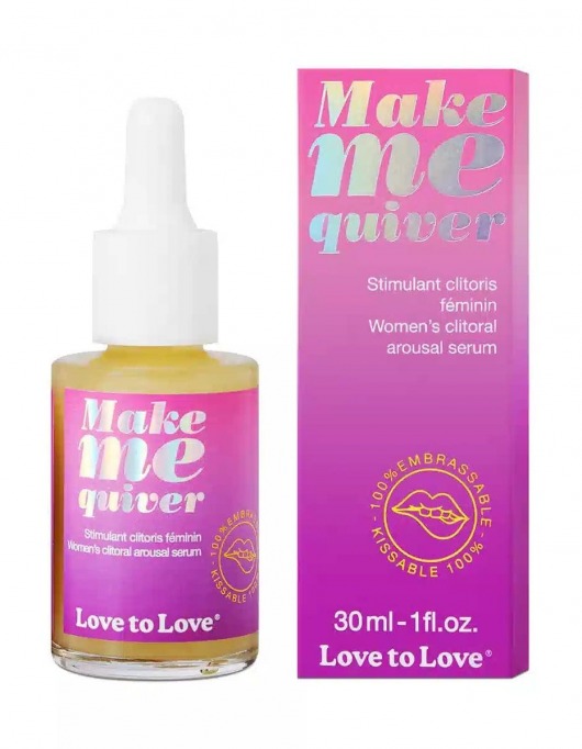 Возбуждающие капли для клитора Make Me Quiver - 30 мл. - Love to Love - купить с доставкой в Ижевске