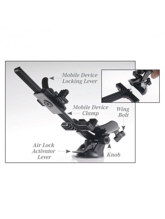 Перезаряжаемый мастурбатор-вагина с держателем для мобильных устройств Extreme Toyz Me - Pipedream - в Ижевске купить с доставкой