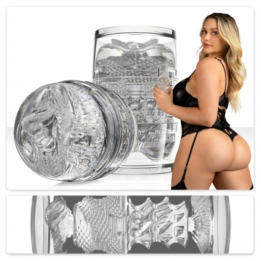 Прозрачный двусторонний мастурбатор Fleshlight Quickshot Mia Malkova - Fleshlight - в Ижевске купить с доставкой