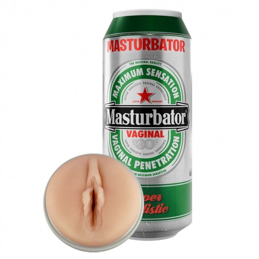 Мастурбатор-вагина Heineken Vagina II - Adrien Lastic - в Ижевске купить с доставкой
