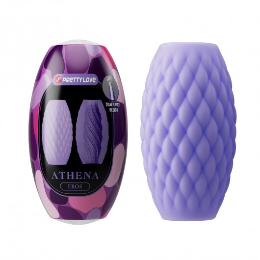 Сиреневый нереалистичный мастурбатор Athena - Baile - в Ижевске купить с доставкой