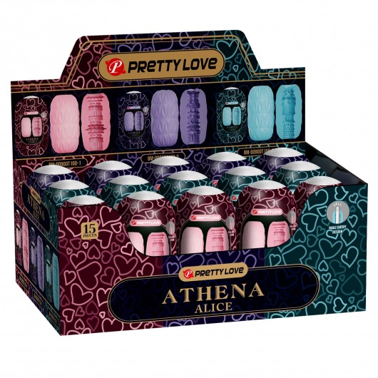 Набор из 15 мастурбаторов Athena Alice - Baile - в Ижевске купить с доставкой
