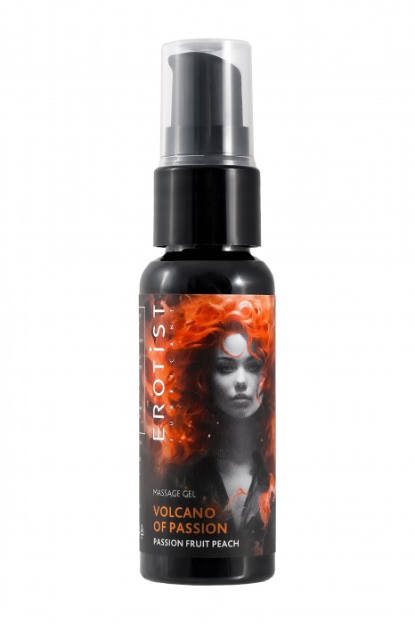 Гель с эффектом вибрации Volcano Of Passion со вкусом персика и маракуйи - 25 мл. - Erotist Lubricants - купить с доставкой в Ижевске