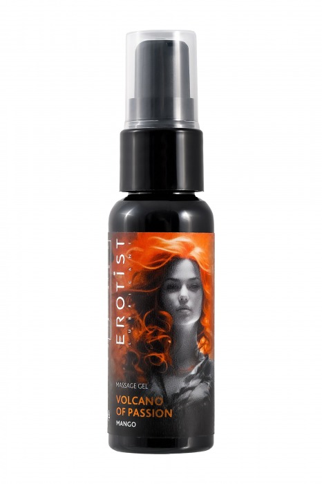 Гель с эффектом вибрации Volcano Of Passion со вкусом манго - 25 мл. - Erotist Lubricants - купить с доставкой в Ижевске