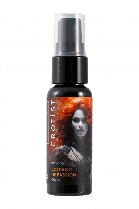 Гель с эффектом вибрации Volcano Of Passion со вкусом винограда - 25 мл. - Erotist Lubricants - купить с доставкой в Ижевске