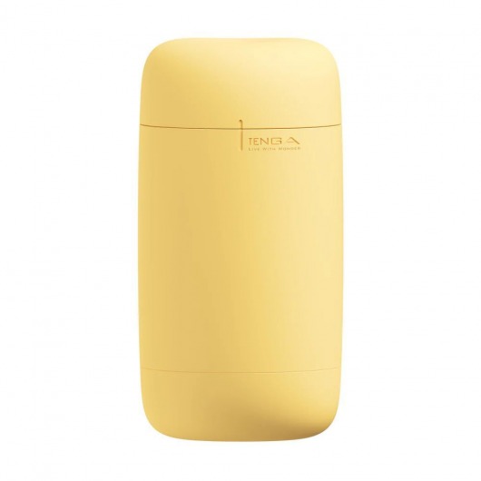 Желтый мастурбатор Tenga Puffy - Tenga - в Ижевске купить с доставкой