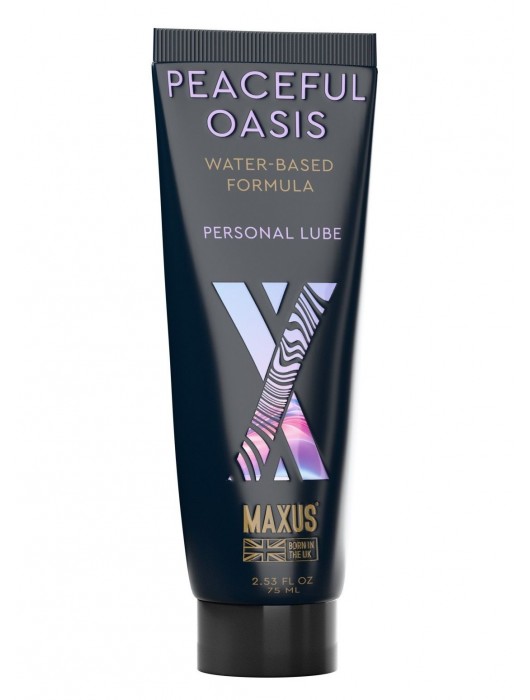 Интимный гель на водной основе MAXUS Peaceful Oasis - 75 мл. - Maxus - купить с доставкой в Ижевске