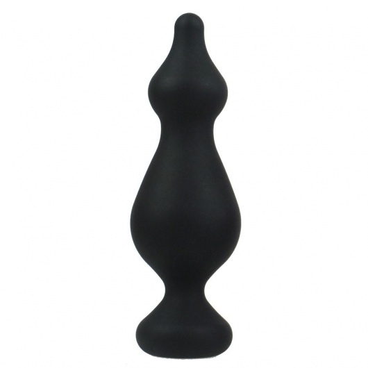 Черная анальная втулка Amuse L - 13,8 см. - Adrien Lastic