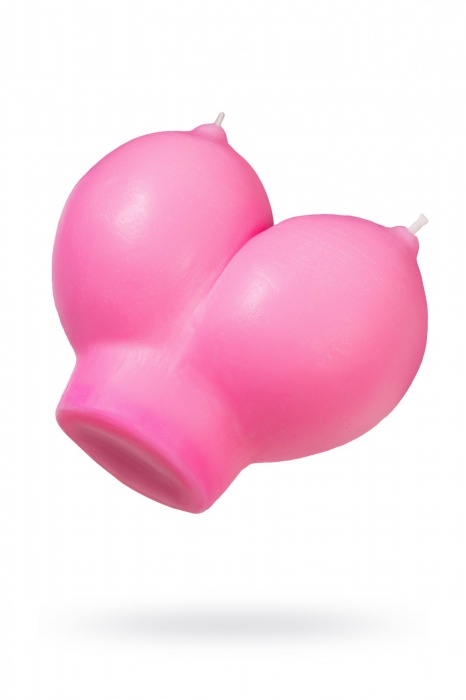 Розовая свеча «Сиськи» - 150 гр. - Pecado - купить с доставкой в Ижевске