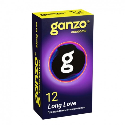 Презервативы с анестетиком для продления удовольствия Ganzo Long Love - 12 шт. - Ganzo - купить с доставкой в Ижевске