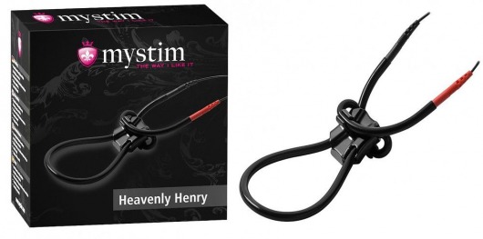 Эрекционное лассо для электростимуляции HEAVENLY HENRY - MyStim - купить с доставкой в Ижевске