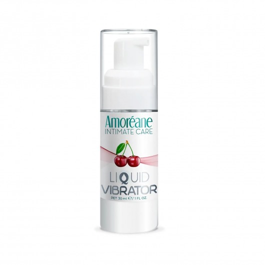 Жидкий вибратор со вкусом вишни Amoreane Cherry - 30 мл. - Amoreane - купить с доставкой в Ижевске