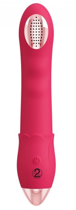 Малиновая насадка на душ с вибрацией Showers to orgasm - 20,1 см. - Orion - купить с доставкой в Ижевске