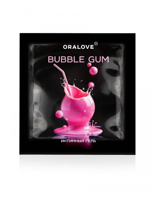 Саше съедобной оральной смазки OraLove с ароматом бабл-гам - 3 гр. - Биоритм - купить с доставкой в Ижевске