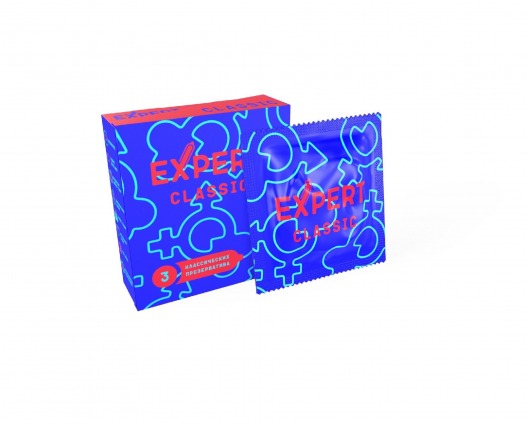 Классические презервативы Expert Classic - 3 шт. - Expert - купить с доставкой в Ижевске