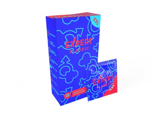 Презервативы увеличенного размера Expert Classic XXL - 15 шт. - Expert - купить с доставкой в Ижевске