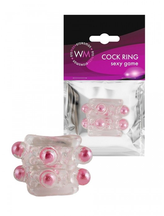 Прозрачная насадка на пенис с цветными шариками - Erowoman-Eroman - в Ижевске купить с доставкой