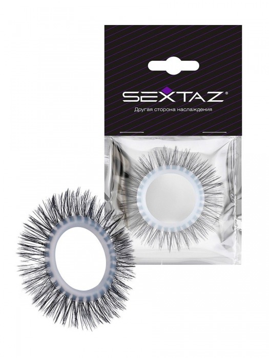 Круглое эрекционное кольцо с длинными «ресничками» - Sextaz - в Ижевске купить с доставкой