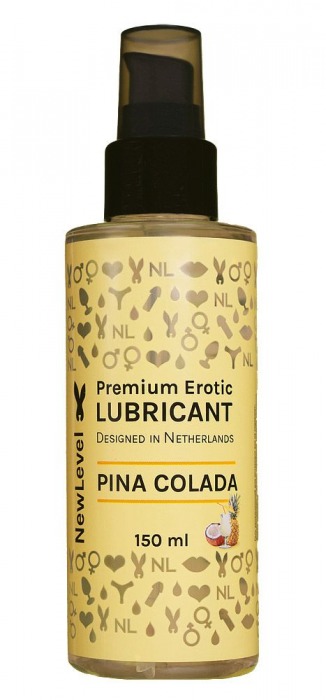 Ароматизированный лубрикант на водной основе NewLevel Pina Colada - 150 мл. - NewLevel - купить с доставкой в Ижевске
