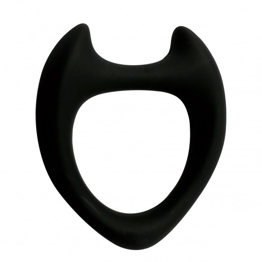 Черное эрекционное кольцо с рожками Wooomy Toro M - Adrien Lastic - в Ижевске купить с доставкой