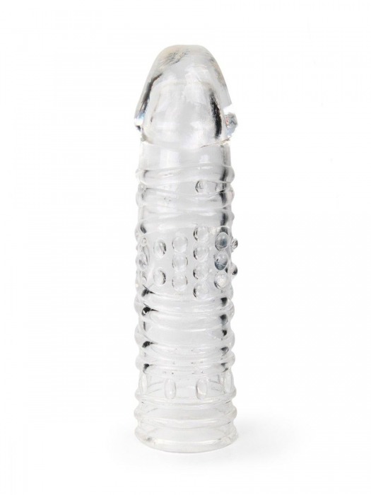Прозрачная закрытая насадка на пенис - 17 см. - Sex Expert - в Ижевске купить с доставкой