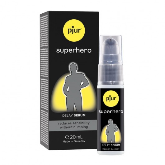 Пролонгатор-сыворотка pjur Superhero Delay Serum - 20 мл. - Pjur - купить с доставкой в Ижевске