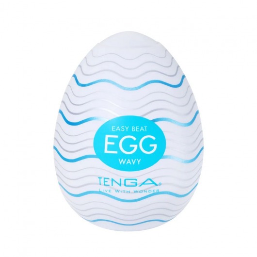 Мастурбатор-яйцо Tenga Egg Wavy - Tenga - в Ижевске купить с доставкой