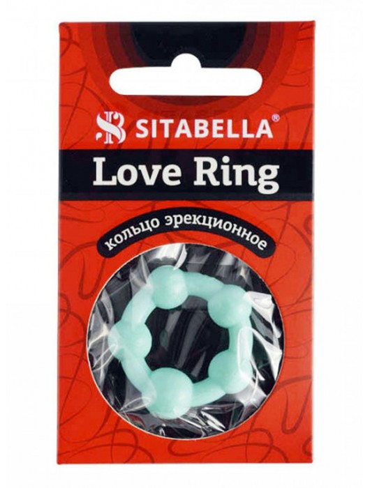Цветное эрекционное кольцо с 5 бусинами Love Ring - Sitabella - в Ижевске купить с доставкой