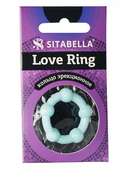 Цветное эрекционное кольцо Love Ring с бусинами - Sitabella - в Ижевске купить с доставкой
