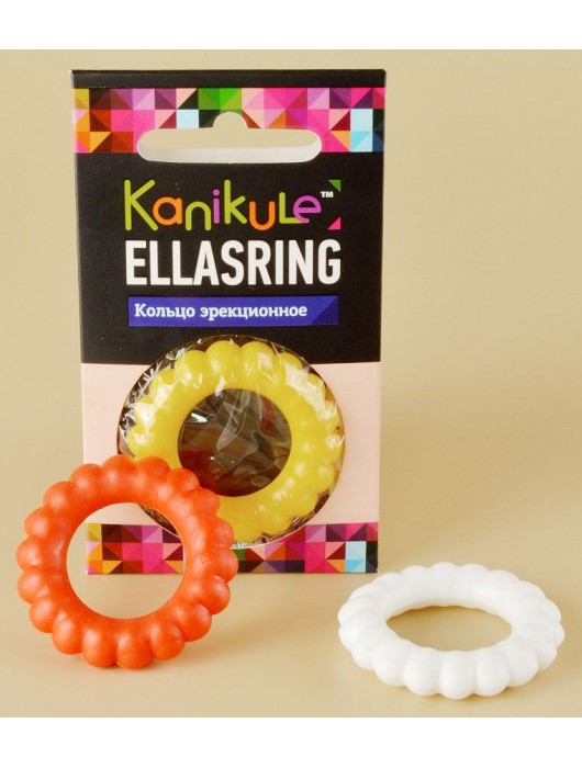 Цветное рельефное эрекционное кольцо Ellasring - Sitabella - в Ижевске купить с доставкой