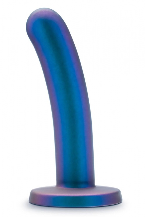 Синяя насадка с гладкой поверхностью Surrender 5.75 Inch Intermediate Pegging Dildo - 14,6 см. - Blush Novelties - купить с доставкой в Ижевске