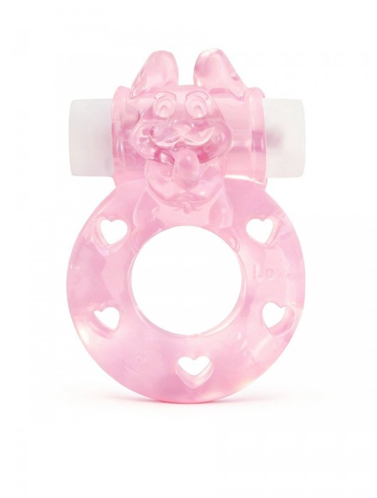 Розовое эрекционное виброкольцо в форме зайчика - 1137 - в Ижевске купить с доставкой