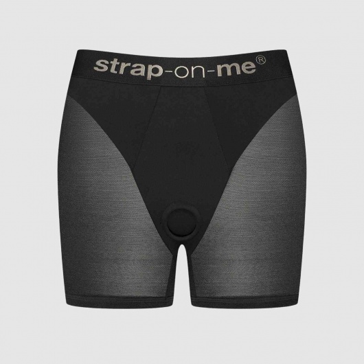 Трусики-шорты для фиксации насадок Strap-on-me Harness Lingerie Halo - size M - Strap-on-me - купить с доставкой в Ижевске