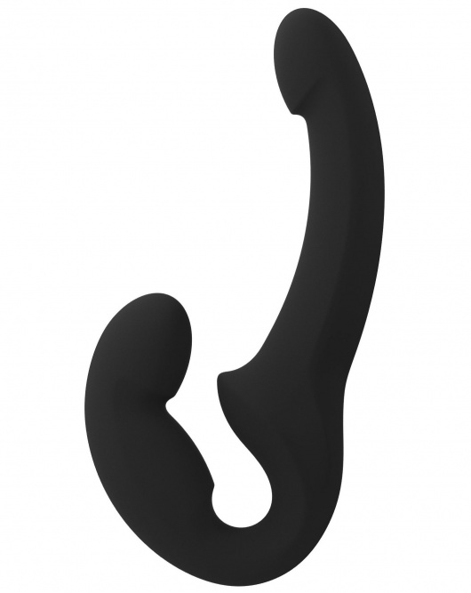 Черный безремневой страпон Share Lite - Fun Factory - купить с доставкой в Ижевске