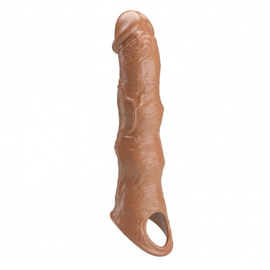 Карамельный фаллоудлинитель с 3 вставками - 28 см. - Baile - в Ижевске купить с доставкой