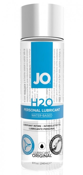 Нейтральный лубрикант на водной основе JO Personal Lubricant H2O - 240 мл. - System JO - купить с доставкой в Ижевске