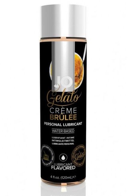 Лубрикант с ароматом крем-брюле JO GELATO CREME BRULEE - 120 мл. - System JO - купить с доставкой в Ижевске