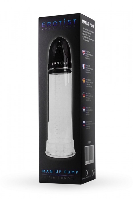 Автоматическая вакуумная помпа Man up pump - Erotist Adult Toys - в Ижевске купить с доставкой