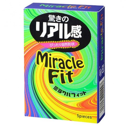 Презервативы Sagami Xtreme Miracle Fit - 5 шт. - Sagami - купить с доставкой в Ижевске