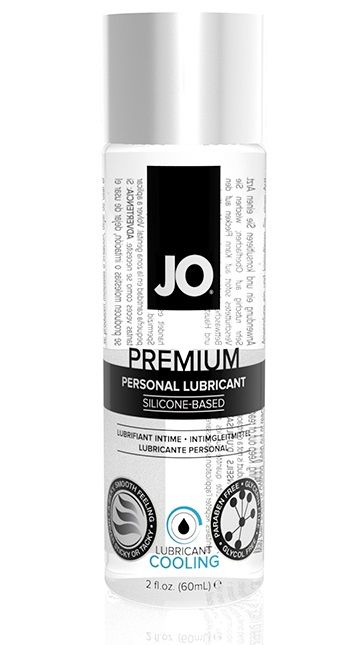 Охлаждающий лубрикант на силиконовой основе JO Personal Premium Lubricant Cooling - 60 мл. - System JO - купить с доставкой в Ижевске