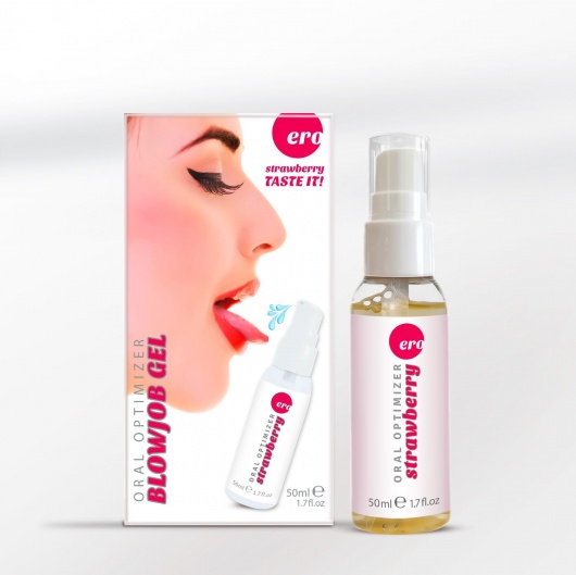 Увлажняющий гель для орального секса с ароматом клубники - 50 мл. - Ero - купить с доставкой в Ижевске