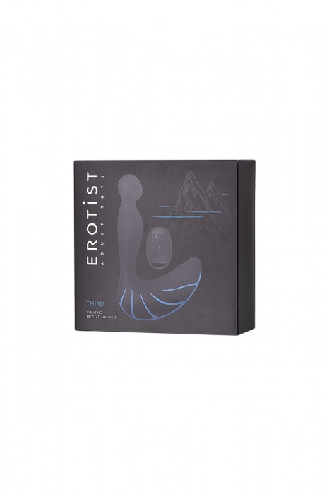 Чёрно-синий массажер простаты Erotist Third - Erotist Adult Toys - в Ижевске купить с доставкой Чёрно-синий массажер простаты Erotist Third - Erotist Adult Toys - в Ижевске купить с доставкой