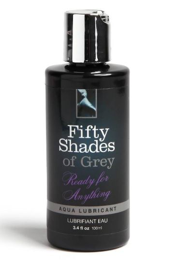 Лубрикант на водной основе Ready for Anything Aqua Lubricant - 100 мл. - Fifty Shades of Grey - купить с доставкой в Ижевске