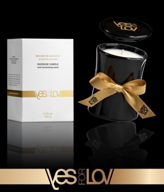 Массажная аромасвеча BEWITCHING MASSAGE CANDLE - 120 мл. - YESforLOV - купить с доставкой в Ижевске