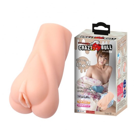 Мастурбатор-вагина Crazy Bull Heart Shape с эффектом смазки - Baile - в Ижевске купить с доставкой