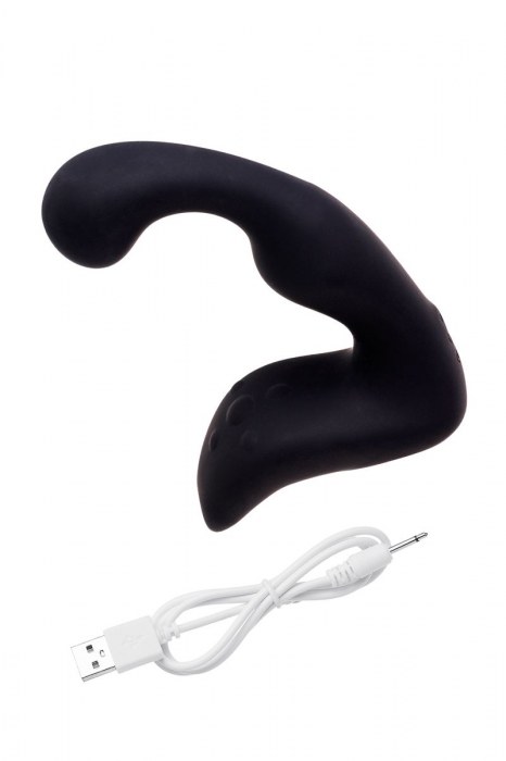 Чёрный изогнутый вибростимулятор простаты Erotist - Erotist Adult Toys - в Ижевске купить с доставкой