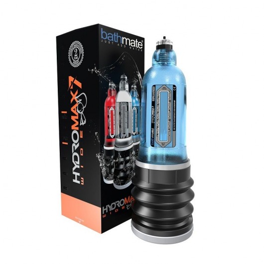 Синяя гидропомпа HydroMAX7 Wide Boy - Bathmate - в Ижевске купить с доставкой